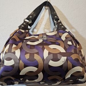 WOMEN'S  G.U.  COACH MADISON 14420 OPTIT CHAINLINK  MAGGIE SHOULDER BAG